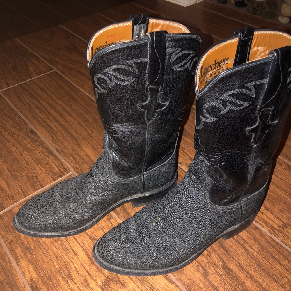Custom made Lucchese sting ray boots